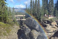 18 Rainbow Over Walkway Near Athabasca Falls On Icefields Parkway.jpg
